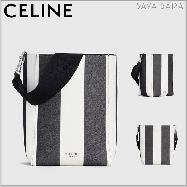 19SS新作 CELINE コピー サングル バケット スモール / ラージストライプ 189302BJR.38AW